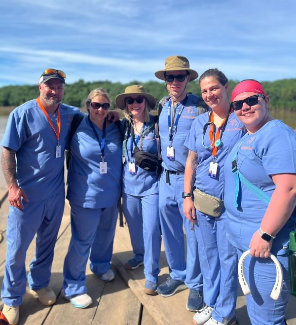Pine Point Medical team in Peru Pine Point Medical team offering medical care to remote villages in Peru